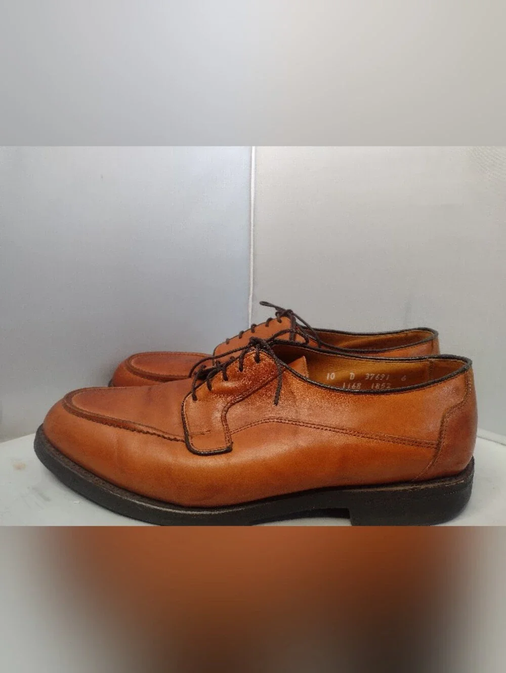Allen Edmonds Wilbert Brown Leather Oxford Dress Shoes  Men's Size 10 D A21